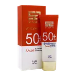 کرم ژل ضد آفتاب رنگی SPF50 ساین شیلد ساین اسکین | SynShield Tinted Sunscreen Cream-gel SPF 50 for Oily Skin - Synskin