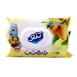 دستمال مرطوب لیمو تنو 60 عددی | Multi-purpose Lemon-perfumed Wet Wipe - Teno