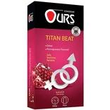 کاندوم تاخیری انار Titan Beat اورز 12 عددی | Titan Beat 12 Pcs Delay Condom - Ours