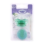 پستانک ارتودنسی و بند سیلیکونی وی کر از 6 تا 12 ماهگی کد P151 | Wee Care Orthodontic Pacifier With Silicone Strap 6-12months