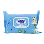 دستمال مرطوب کودک وی کر پنبه دانه 72 عددی | Wee care Cotton Seed oil Baby 72pcs