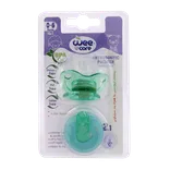 پستانک ارتودنسی و بند سیلیکونی وی کر از بدو تولد تا 6 ماهگی کد P150 | Wee Care Orthodontic Pacifier With Silicone Strap 0-6months