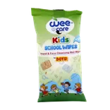 دستمال مرطوب کودک مدرسه وی کر 12 عددی | Wee Care Baby Hand And Face Cleansing School Wet Wipes 12pcs