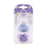 پستانک دوقلوی قابل استریل در مایکروفر وی کر کد P140 | Wee Care Orthodontic Pacifier With Microwavable Case 0-6 & 6-12months