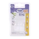 سر شیشه سیلیکونی ارتودنسی از بدو تولد وی کر کد N508 | Wee Care Orthodontic Silicone Nipple code N508