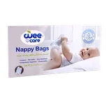کیسه بهداشتی معطر پوشک نوزاد وی کر جعبه 24 عددی  | Wee Care Fragranced Sanitary Nappy Bags 24pcs