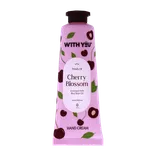 کرم مرطوب کننده دست شکوفه گیلاس ویت یو | Hand Cream Enriched with Cherry Blossom - With You