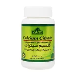 قرص کلسیم سیترات آلفا ویتامینز | Calcium Citrate Caplet 100 Count - Alfa Vitamins 