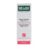 شامپو بالسام 2 در 1 پروتئین ابریشم هگور | Two-in-one Shine Balsam Shampoo with Silk Protein - Hegor