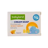 صابون کرمی بچه جوانه گندم بیبی لند | Baby Cream Soap with Wheat Germ Extract - Baby Land