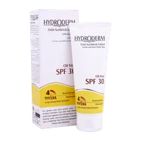 لوسیون ضد آفتاب بی رنگ SPF30 هیدرودرم پوست چرب | Hydroderm Total Sunblock Lotion SPF30 Hydroderm