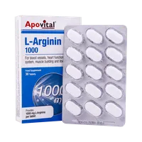 قرص ال آرژنین 1000 آپوویتال | L-Arginine Tablet - Apovital