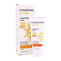 فلوئید ضد آفتاب SPF 50 بی رنگ پوست مختلط تا چرب کپیدرما | Capiderma Sunny Cap Sunscreen Fluid for Oily Skin SPF50