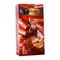 کاندوم شیاردار کلایمکس شکلاتی 12 عددی | Climax Sentiment Condoms 12 pcs