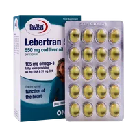 کپسول لبرترن 550 یوروویتال 60 عددی | Lebertran 550 Capsule - Eurho Vital