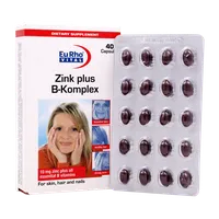 کپسول زینک پلاس ب کمپلکس یوروویتال 60 عددی | Eurho vital Zinc Plus Capsule 5mg