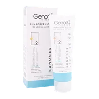 کرم ضد آفتاب SPF 50 سانوژن پوست خشک و معمولی ژنوبایوتیک | Sunogen Sunscreen Cream for Normal and Dry Skin SPF 50 - Genobiotic