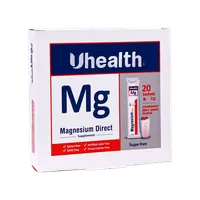 ساشه منیزیم دایرکت یوهلث فارمد سلامت سینا 20 عددی | Pharmed Salamat Sina Uhealth Magnesium Direct Sachets