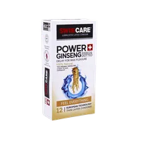 کاندوم سوئیس کر پاور جینسینگ 12 عددی | Power Ginseng 12 Pieces Condom - Swiss Care