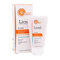 کرم ضد آفتاب SPF 50 لایسل پوست چرب و مستعد آکنه  | Liesel Colorless Sunscreen SPF 50 Suitable for Oily and Acne-Prone Skin