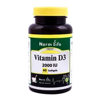 کپسول ویتامین د3 نورم لایف 2000 واحد | Norm Life Vitamin D3 2000 IU