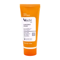 کرم ضد آفتاب رنگی SPF50 پوست‌ خشک وچه | Tinted Sunscreen Cream SPF 50 for Normal to Dry Skin - Voche