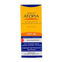 کرم ضد آفتاب و رطوبت‌ رسان بی رنگ پوست خشک و خیلی خشک SPF 40 آتوپیا آردن | Atopia Hydro Boost Sunscreen Cream SPF 40 for Dry to Very Dry Skin  - Ardene