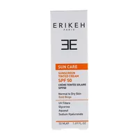 کرم ضد آفتاب SPF 50 پوست خشک و نرمال اریکه | Sunscreen Tinted Cream SPF 50 for Normal to Dry Skin - Erikeh