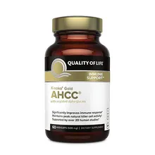 کپسول AHCC پلاتینیوم 750 کوالیتی آف لایف | Quailty Of Life AHCC Kinoko Gold Capsule
