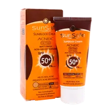 ضد آفتاب فاقد چربی SPF50 سان سیف | Oil-free Sunblock Cream SPF 50 - Sun Safe