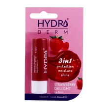 بالم لب مرطوب کننده توت فرنگی هیدرودرم | Hydroderm 3 in 1 Strawberry Delight Lip Balm