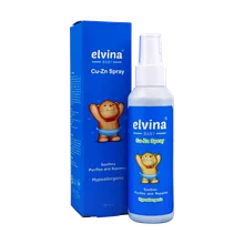 اسپری کیوزینک کودک الوینا پوست آسیب دیده | Elvina Baby Cu-Zn Spray 120 ml