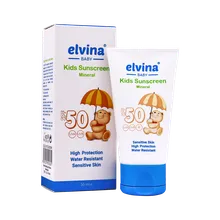 ضد آفتاب کودک SPF50 مینرال الوینا | Elvina Kids Sunscreen Mineral 40 ml