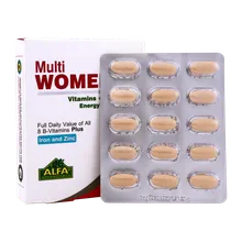 قرص مولتی وومن آلفا ویتامینز 30 عددی |  Multi Women Tablet 30 Count - Alfa Vitamins