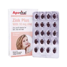کپسول زینک پلاس آپوویتال 40 عددی | Zink Plus Capsule - Apovital 