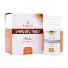 قرص مخمر آبجو بایوکلینیک | Bioclinic Brewers Yeast 60 Tabs