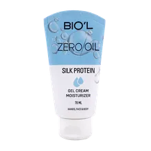 ژل کرم آبرسان پوست چرب بیول پروتئین ابریشم | Zero Oil Silk Protein Moisturizing Gel - Biol