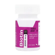 قرص بیوتین 2000 آریا دارو 60 عددی | Biotin 2000 mcg - Arya Daru