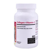 قرص کلاژن پلاس ویتامین سی برونسون | Collagen + Vitamin C Tablet - Bronson