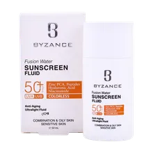 فلوئید ضد آفتاب فیوژن واتر SPF50 بیزانس | Fusion Water Sunscreen Fluid - Byzance