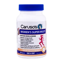 قرص وومنز سوپر مولتی کاروسوس نچرال هلث | Caruso's Natural Health Womens Super Multi 30 Tablets