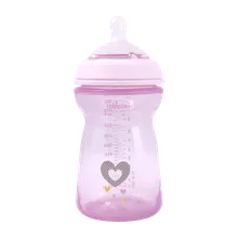شیشه شیر چیکو نچرال فیلینگ از 6 ماهگی | Chicco Natural feeling 6+ Milk Bottle