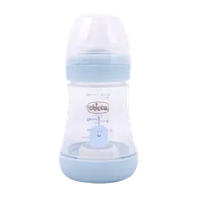شیشه شیر ضد نفخ چیکو پرفکت 5 سیلیکونی از بدو تولد | Chicco Perfect 5 Breast Feeding Bottles For Babies From Birth 150 Ml