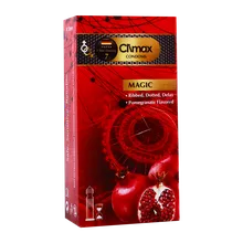 کاندوم خاردار شیاردار انار MAGIC کلایمکس 12 عددی | Climax Magic Condom 12 Pcs