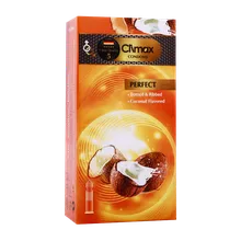 کاندوم خاردار شیاردار نارگیل کلایمکس 12 عددی | Climax Perfect Condoms 12 pcs