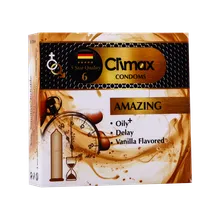 کاندوم تاخیری وانیل کلایمکس 3 عددی | Climax Amazing Condom 3 Pcs