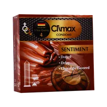 کاندوم تاخیری خاردار شکلاتی کلایمکس 3 عددی | Climax Sentiment Condoms 3 pcs
