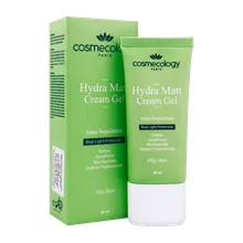 کرم ژل مرطوب کننده مات کاسمکولوژی پوست چرب | Cosmecology Hydra Matt Cream Gel For Oily Skin