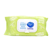 دستمال مرطوب کودک کالاندولا دافی مناسب پوست حساس | Dafi Calendula Baby Wet Wipes For Sensitive Skins 50pcs