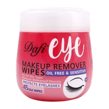 دستمال مرطوب پاک کننده چشم دافی ۴۵ عددی | Eye Makeup Remover Wipes - Dafi